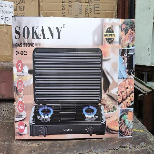 Sokany Double Burner Gas Stove SK-6002 – 4.4KW